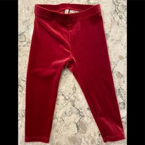 Janie & Jack 12-18 Month Red Christmas Pants